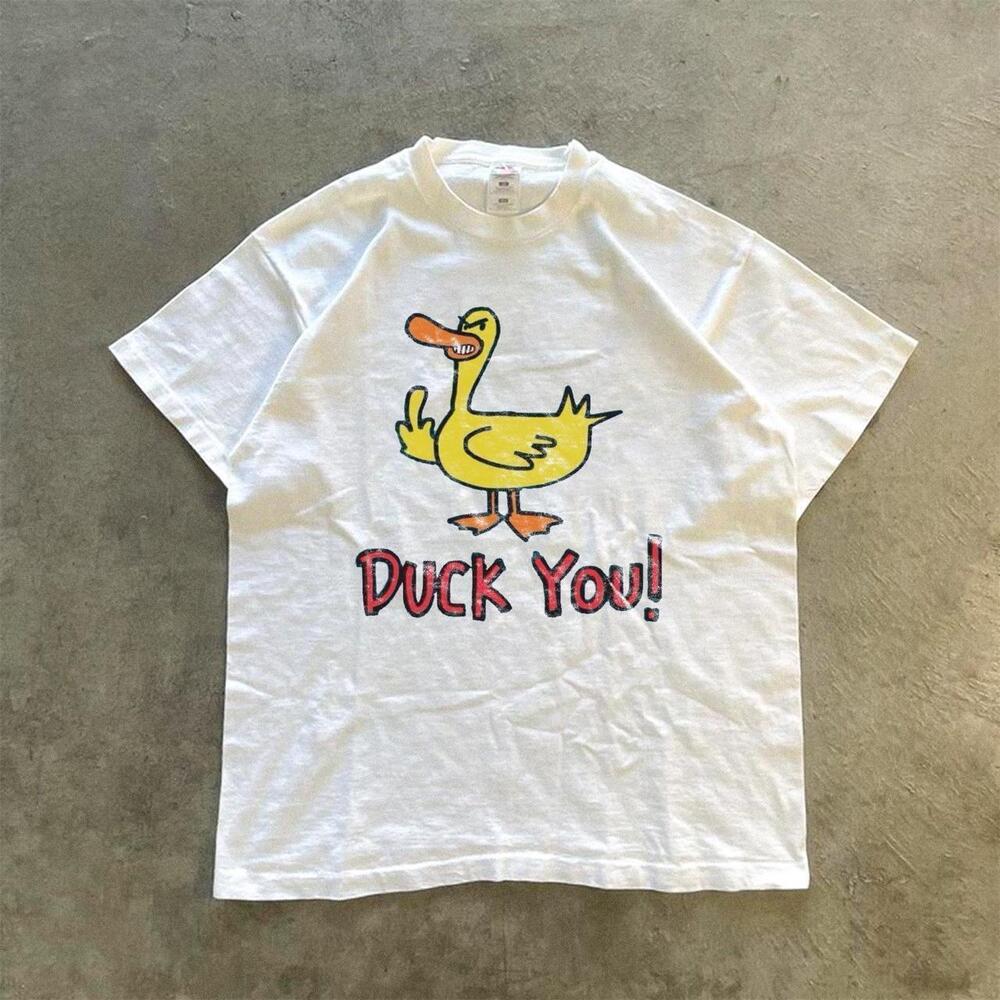 White Duck You Shirt
